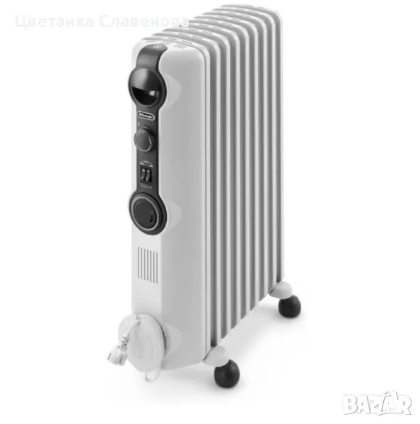 Маслен радиатор De'Longhi Radia S TRRS0920T, 9-ребърен , 3 степени на мощност, 24-часов таймер, 2000, снимка 1