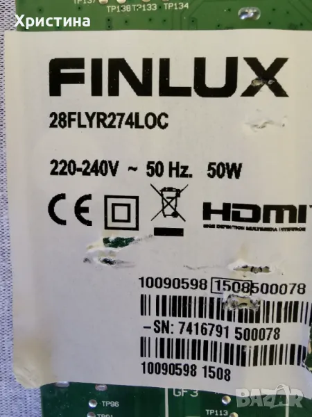 FINLUX 28FLYR274LOC Vestel 17MB95M 17IPS70-5, снимка 1