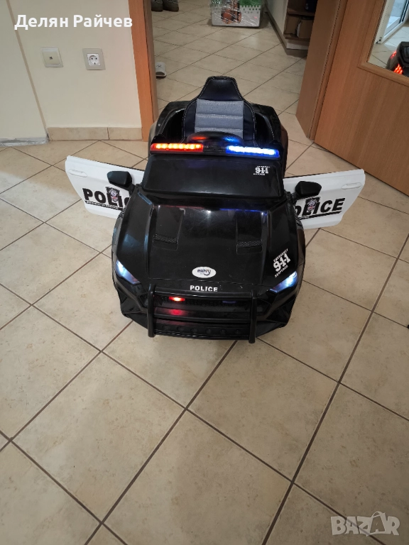 Детска полицейск електрическа кола, снимка 1