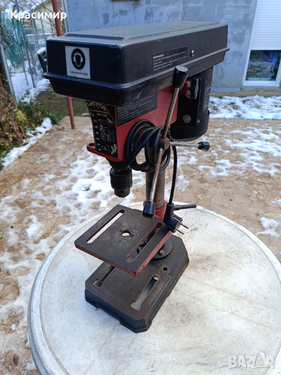 Немска настолна бормашина, работеща , снимка 1