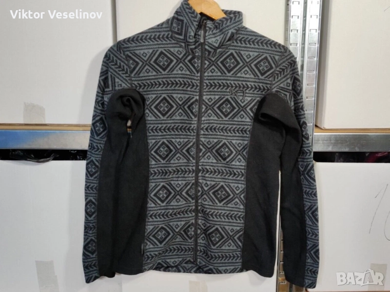 Kari Traa Дамска Поларена Горница Размер S Сива С дълъг Ръкав, снимка 1