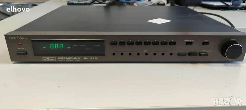 Стерео тунер Metz SX 4981, снимка 1