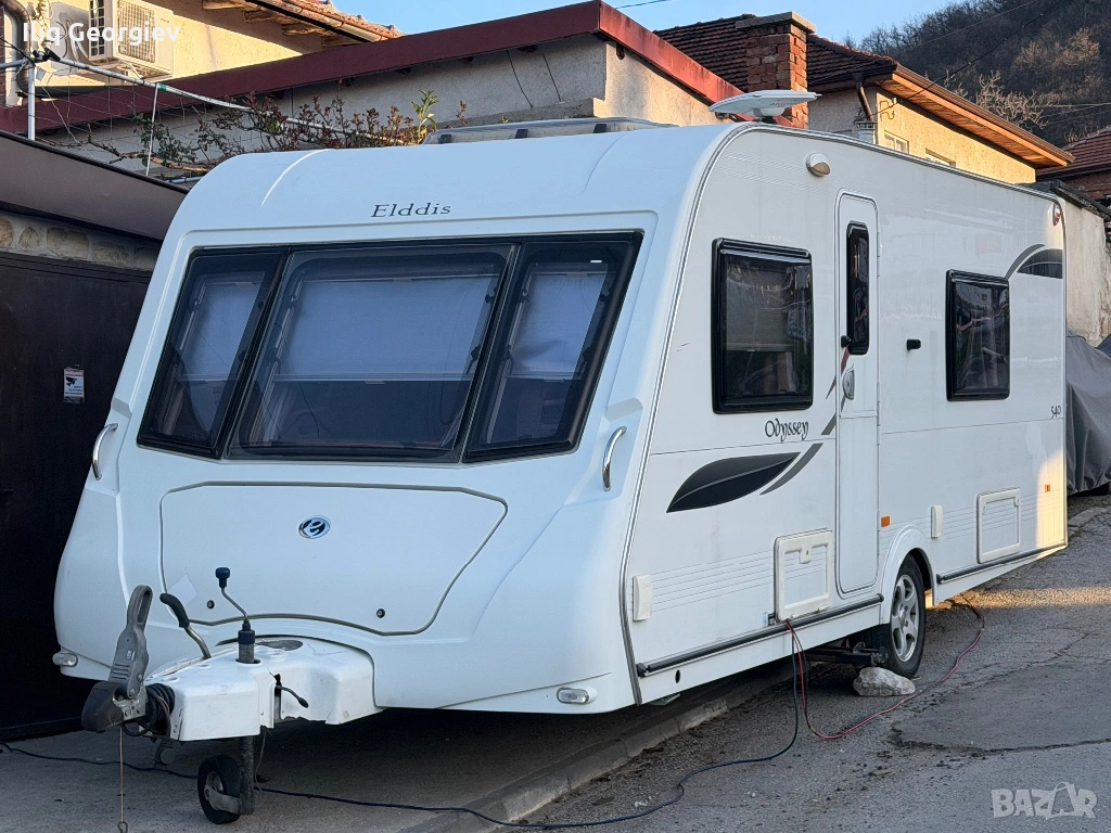 КАРАВАНА-Еlddis Odyssey-Френска Спалня/Форселт/Mover/Солар/Душ кабина/Като нова, снимка 1