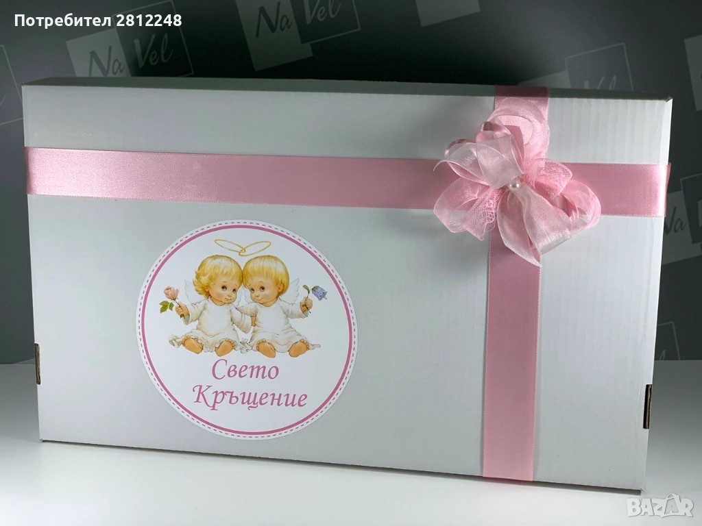 Голяма кутия с аксесоари за Кръщенка, снимка 1