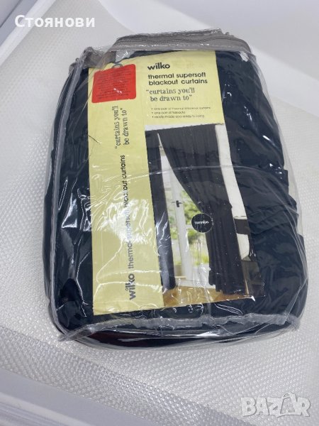 Черни термо супермеки затъмняващи завеси , снимка 1