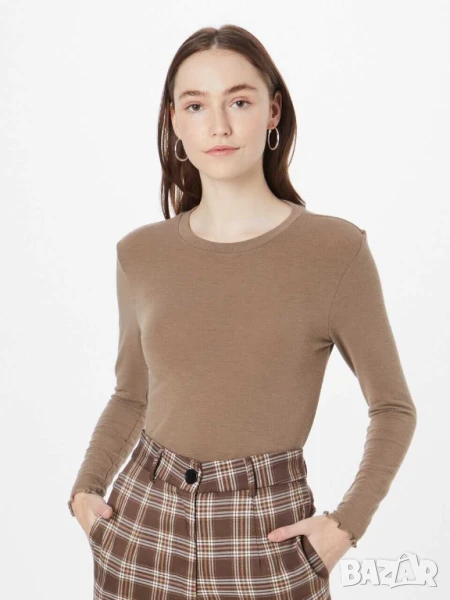 Дамска блуза с дълъг ръкав Amour Only, Светлокафява, XL, снимка 1