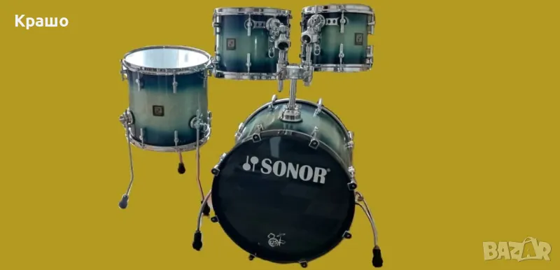 Комплект барабани Сонор (Sonor Delite), снимка 1
