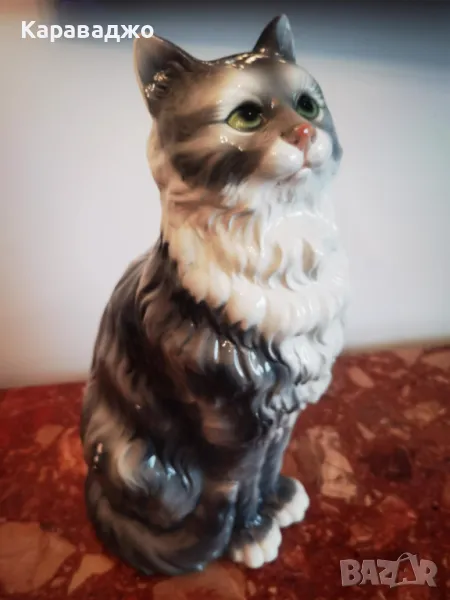 Порцеланова Котка Capodimonte, снимка 1
