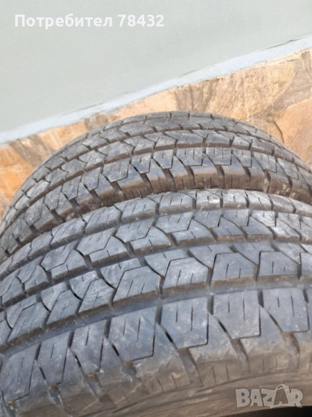 Бусови гуми 205/65/15С - 2 бр, снимка 1