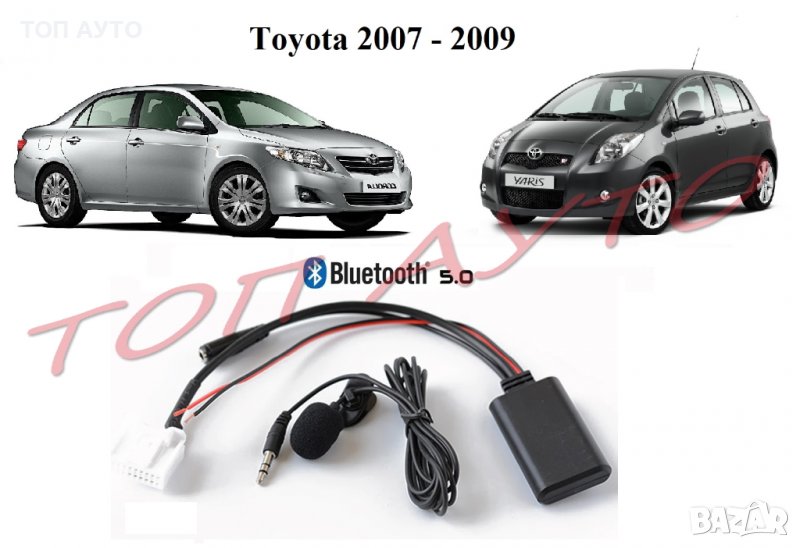 Bluetooth Блутут Модул Тойота Toyota 2007-2009 Auris Rav4 Yaris, снимка 1