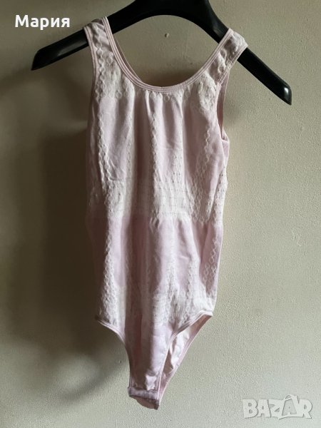 Дамско розово ластично боди, снимка 1