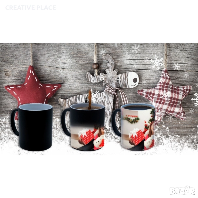 ☕🎁 Магическа чаша с ваша снимка 😍⚜️, снимка 1