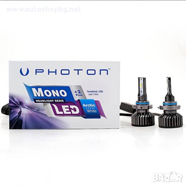 LED КРУШКИ PHOTON MONO HB3/ HB4 9005/ 9006 12V 2PLUS, снимка 1