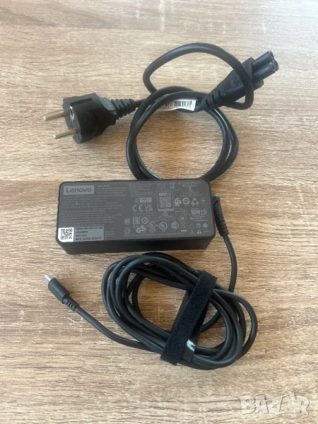 Зарядно за лаптоп Lenovo type C 65w 20v 3A, снимка 1