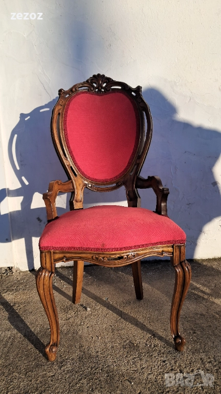 Стол масив орех №049, снимка 1