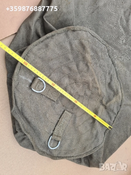 Брезентов Чувал Военен Военни Армия Ретро бна брезент бризент , снимка 1