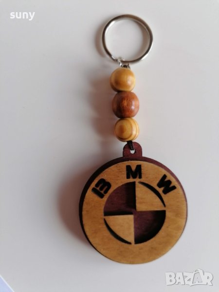 Дървен ключодържател BMW, снимка 1