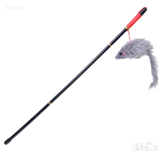 Детска играчка Котка с мишка 47см, снимка 1