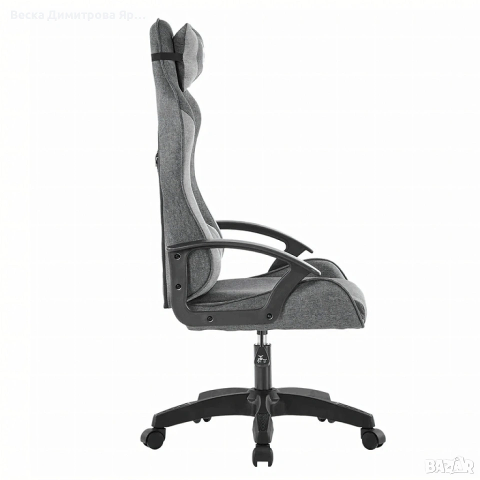 Ергономичен геймърски офис стол с лумбална и шийна опора – комфорт за игра и работа без умора, снимка 1