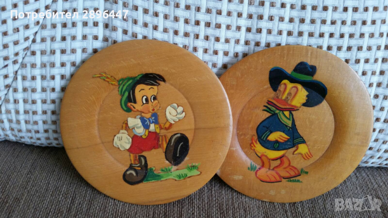 Две дървени картинки за детска стая, снимка 1