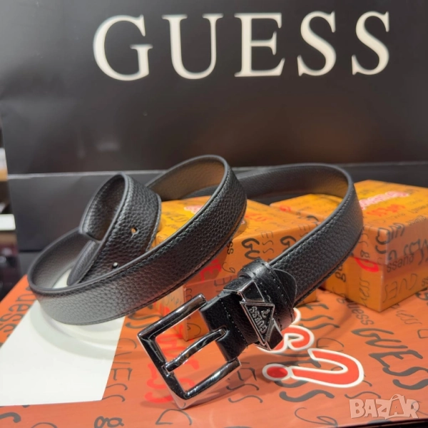 колани от естествена кожа в кутия guess , снимка 1