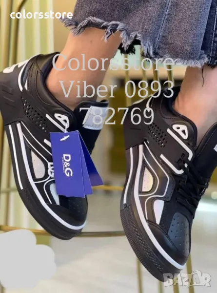 Дамски черни кецове  D&G/BR69, снимка 1