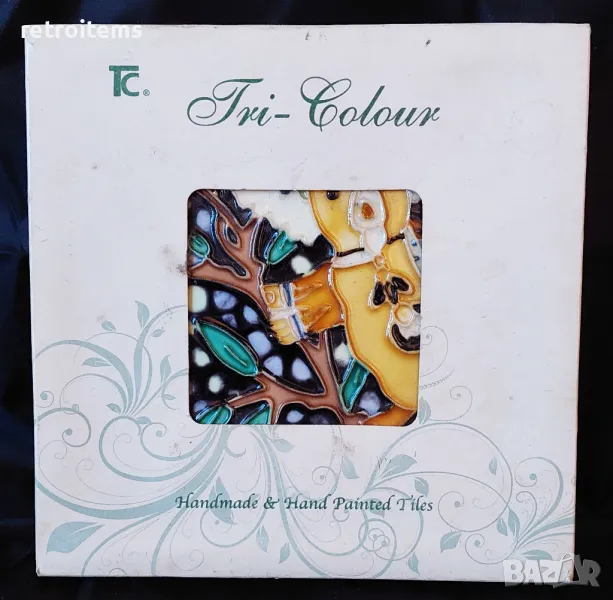 Австралийска ръчно изработена артистична, керамична плочка с коала, снимка 1