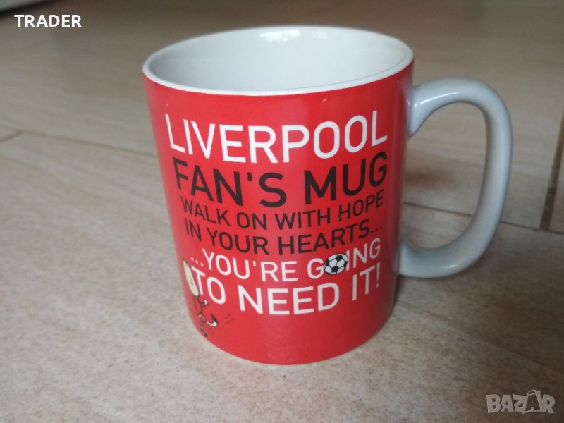 фен чаша на футболен отбор Liverpool оригинална , снимка 1