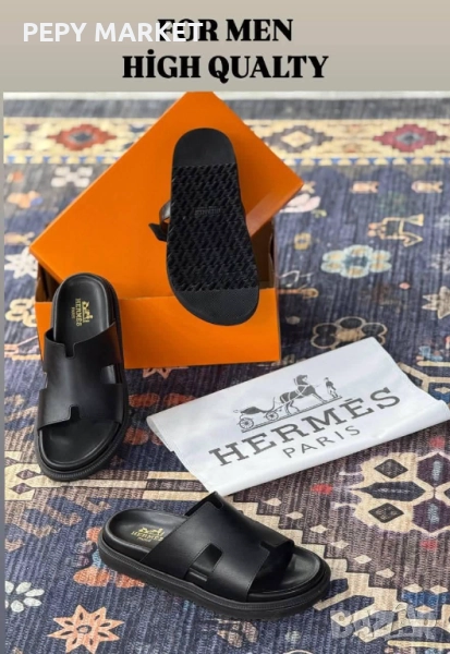 Мъжки чехли 40-44 Внос от Турция Доставка до 2 дни с преглед и тест 40-26см, 41-26.5см, 42-27см, 43-, снимка 1