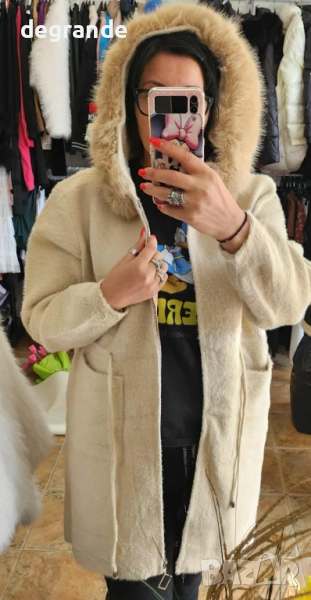 Бежава Кашмирена Жилетка, снимка 1