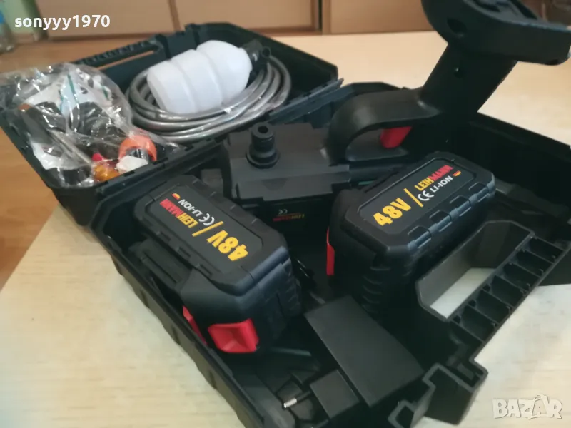 LEIHMANN-АКУМУЛАТОРНА ВОДОСТРУЙКА С 2 БАТЕРИИ 3010240744, снимка 1