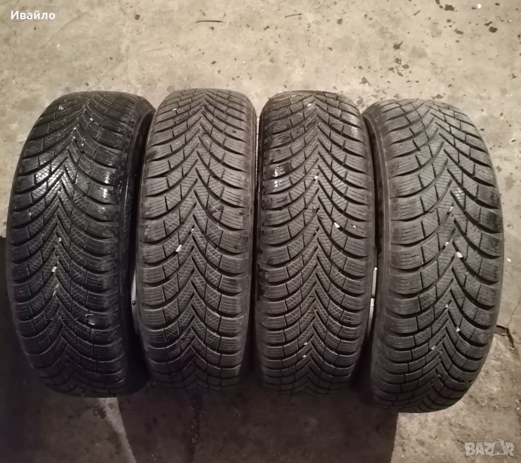 Продавам 4 броя Зимни гуми 175.65.14 на 1 сезон дот 2023 почти нови , снимка 1