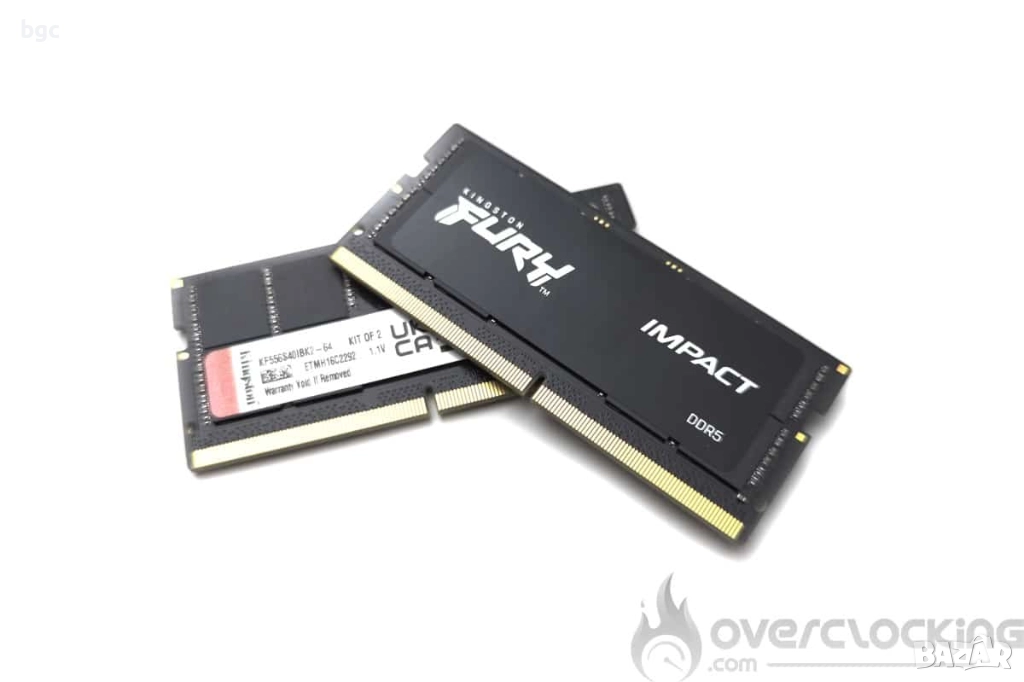  Kingston Fury 2x32GB 5600MHz DDR5 CL40 Impact 64GB SODIMM KF556S40IBK2-64 Рам За Лаптоп, снимка 1