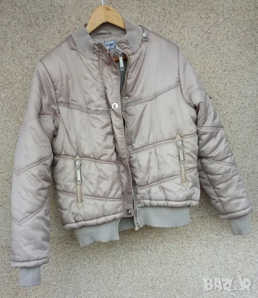 Дебело зимно късо яке с качулка., снимка 1