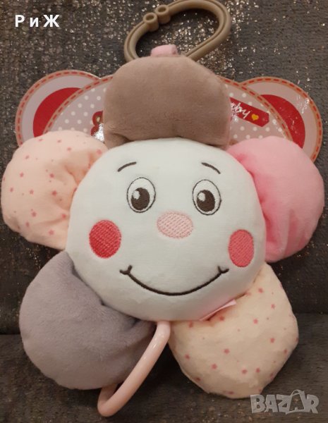 Музикална плюшена латерна цвете, снимка 1