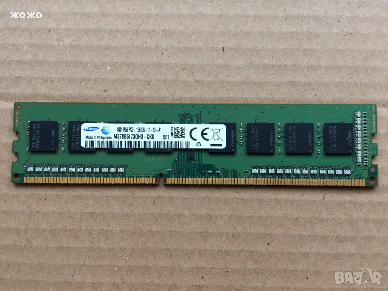  Рам памет Samsung 4GB DDR3 1600MHz PC3-12800 CL11 240-Pin, снимка 1