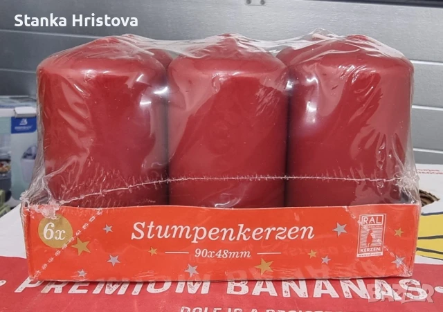 Декоративни свещи в комплект 6бр., снимка 3 - Други - 50795003