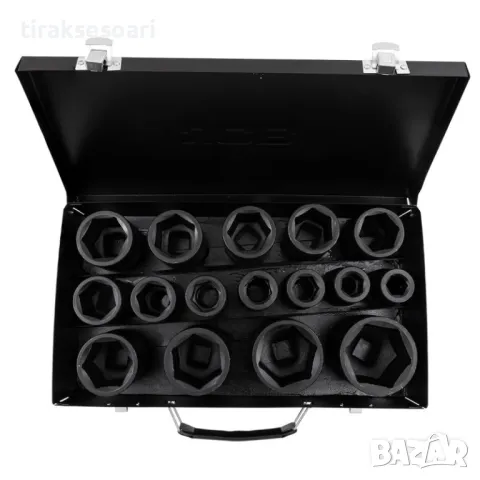 JCB Професионален комплект ударни дълбоки вложки 16 части 3/4" , снимка 3 - Други инструменти - 49350148