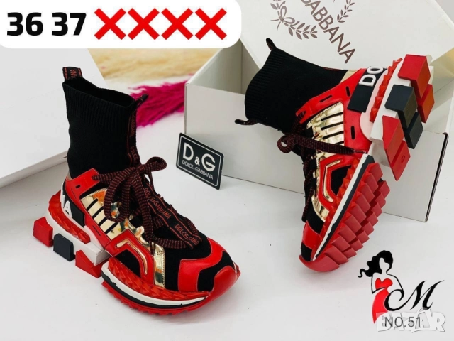 дамски кецове dolce gabbana , снимка 4 - Маратонки - 51833979