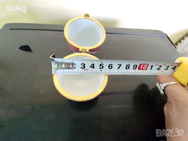 Порцеланово Яйце-Кутия за Бижута-Лимож №3, снимка 7 - Антикварни и старинни предмети - 47786826