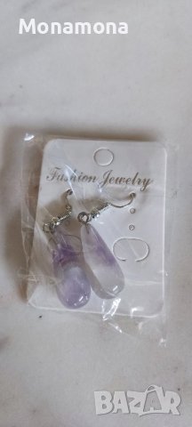 Обеци аметист 