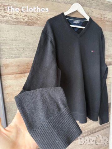Пуловер Tommy Hilfiger XXL, снимка 3 - Пуловери - 53439172