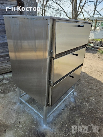 Фурна Печка за Закуски Пици Хляб Трифазна за 6 тави 60/40см., снимка 2 - Обзавеждане на кухня - 53709870