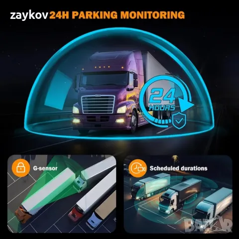 VSYSTO H7 4CH Камера за табло за камион 360 DVR Система за камери за видеорегистратор, снимка 7 - Камери - 48762722