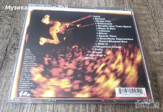 Компакт Дискове - Рок - Метъл: Nirvana – From The Muddy Banks Of The Whiskas - Live, снимка 2 - CD дискове - 56182118
