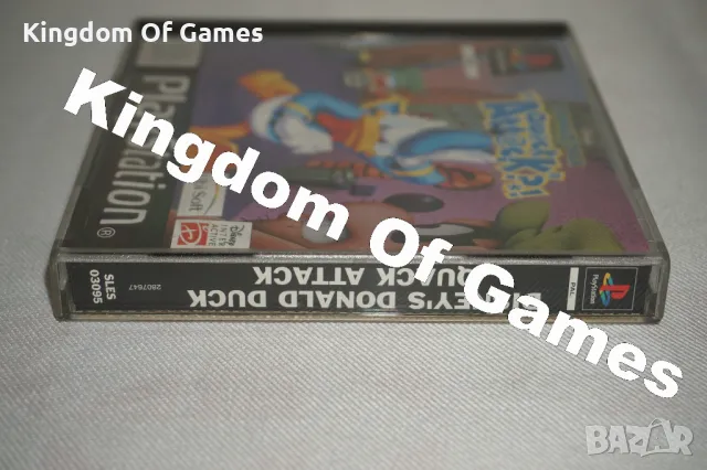 Игра за PS1 Disney's Donald Duck Quack Attack ТЕСТВАНА И РАБОТЕЩА, снимка 4 - Игри за PlayStation - 50099282