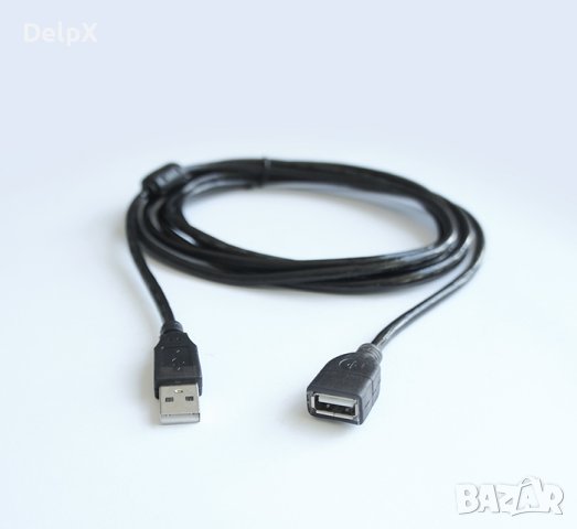 Кабел USB-A(м)/USB-A(ж) 5m, снимка 1 - USB кабели - 42366769