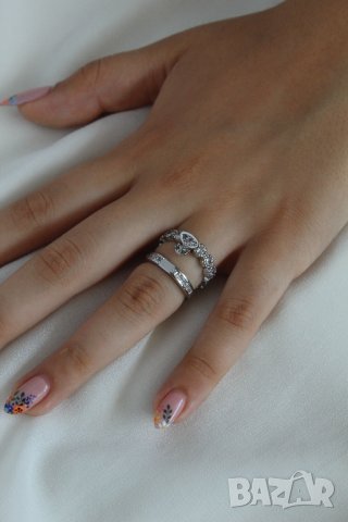 Двоен пръстен Vivienne Westwood , снимка 6 - Пръстени - 41330389