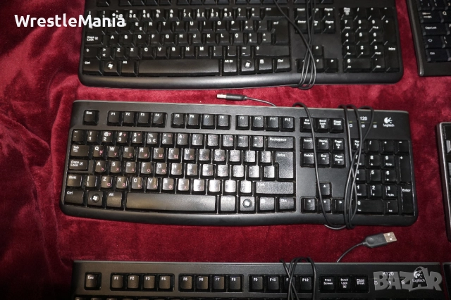 13 Клавиатури Logitech K120/Dell/Fujitsu KB410K/Gembird/Genius/A4Tech за Настолен Компютър , снимка 5 - Клавиатури и мишки - 51955657