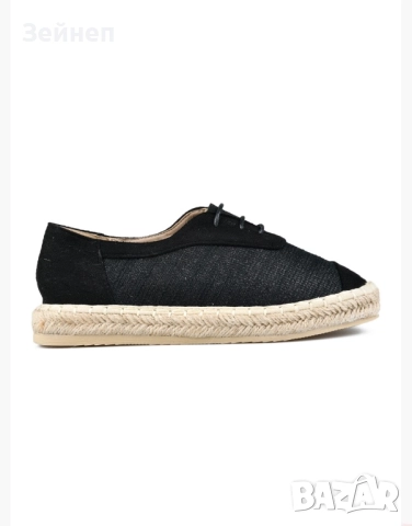 Дамски еспадрили с връзки, снимка 2 - Дамски ежедневни обувки - 51890816